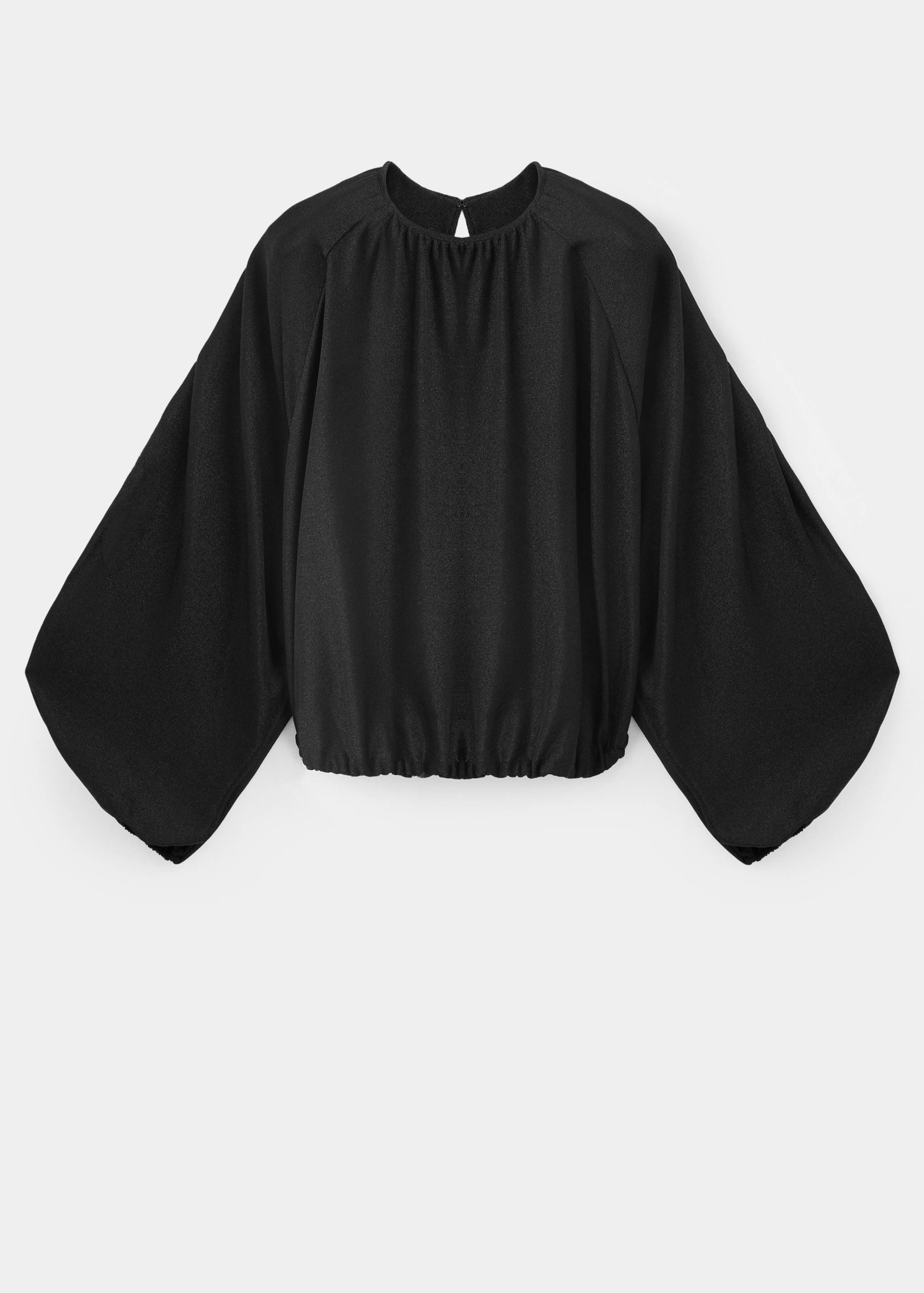Lurex gathered blouse - Article without model