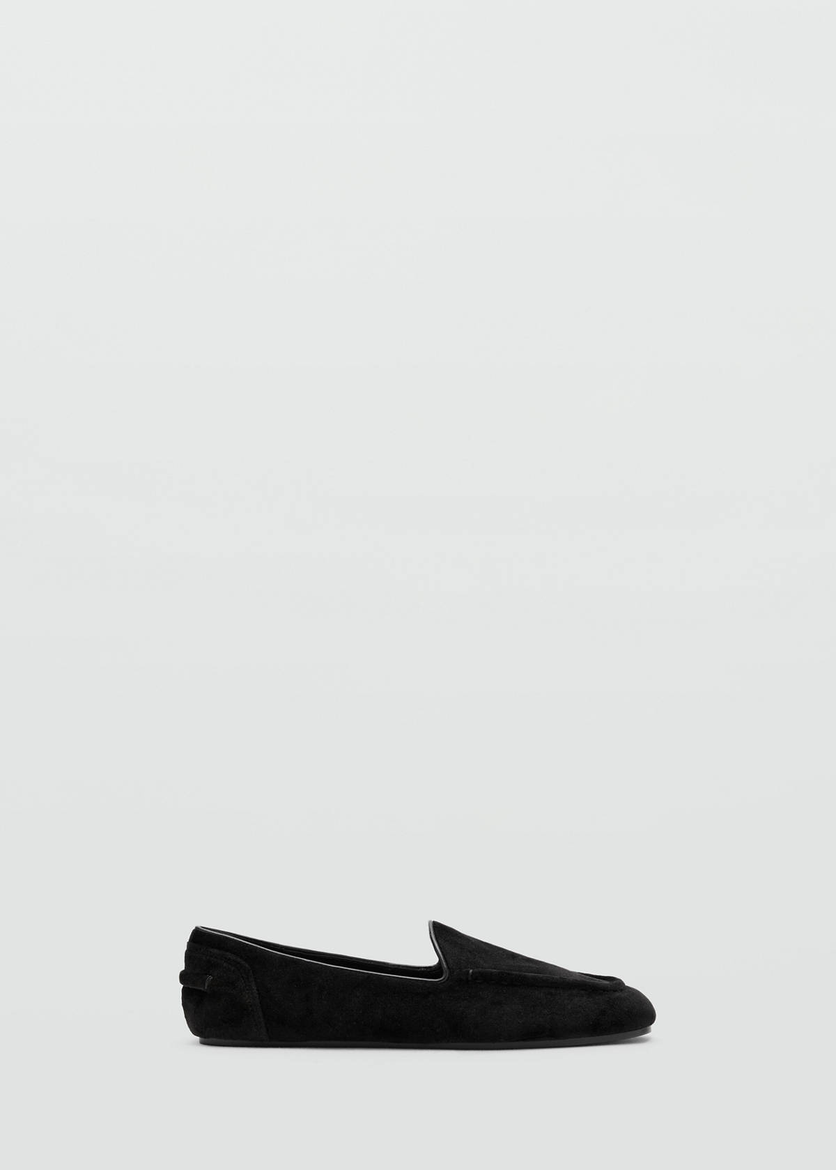 Velvet loafers — Black