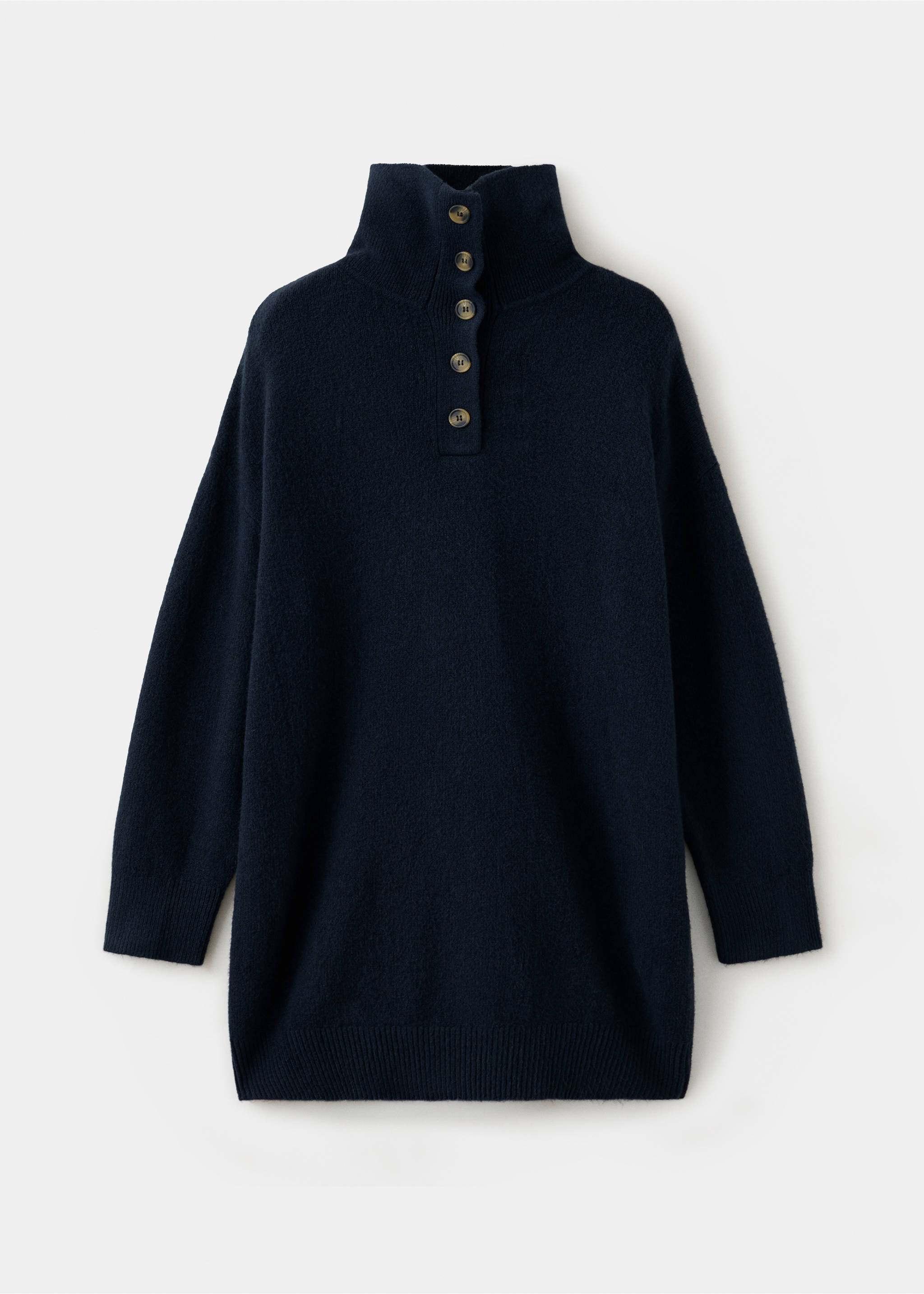 Short knitted dress - Article without model, Navy. Ref: 37097796-00.