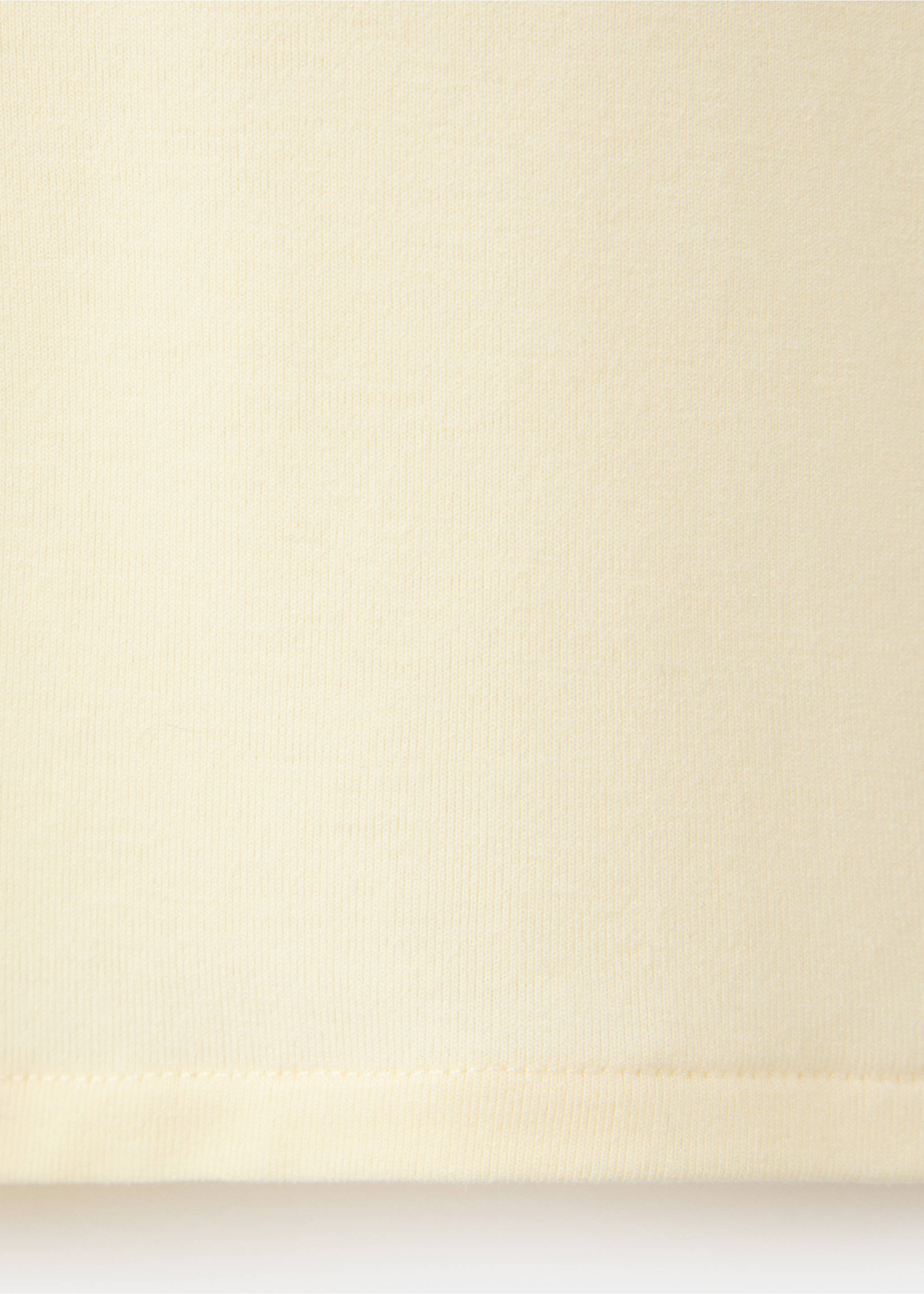Plain boat neck T-shirt - Details of the article 0, Vanilla. Ref: 37097800-00.