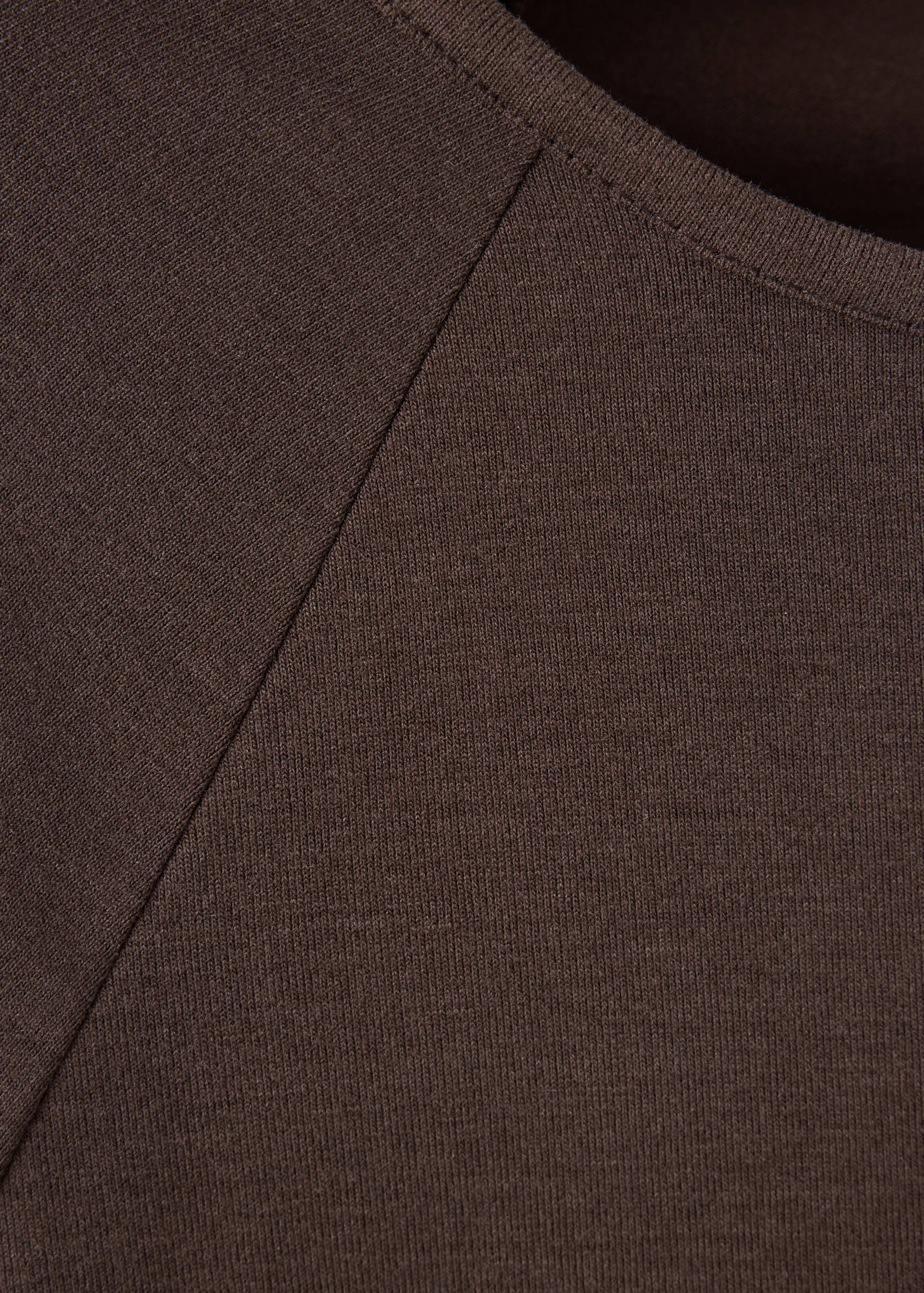 Plain boat neck T-shirt - Details of the article 8