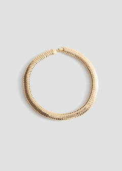 Snake-effect collar — Gold 2
