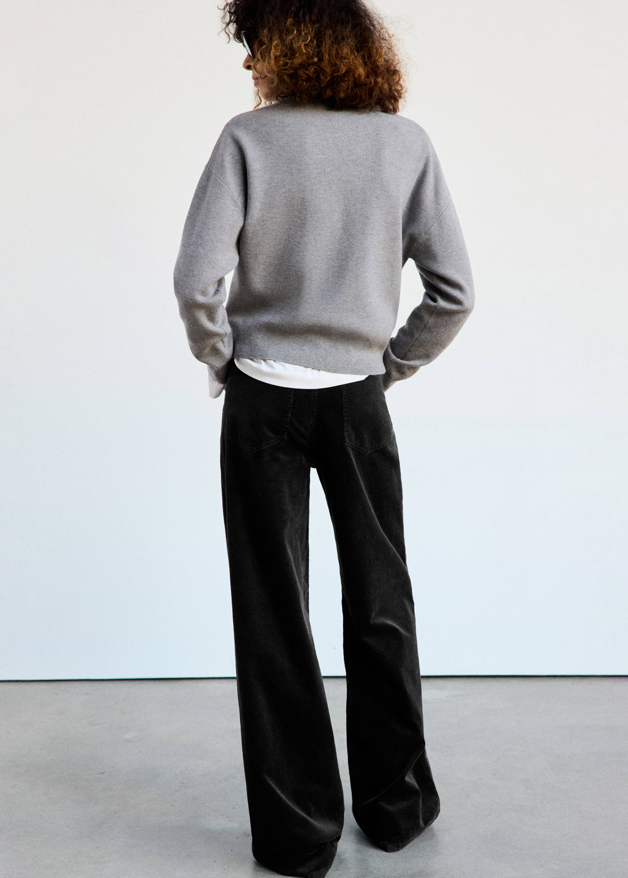 Wideleg corduroy broek - Achterkant van het artikel
