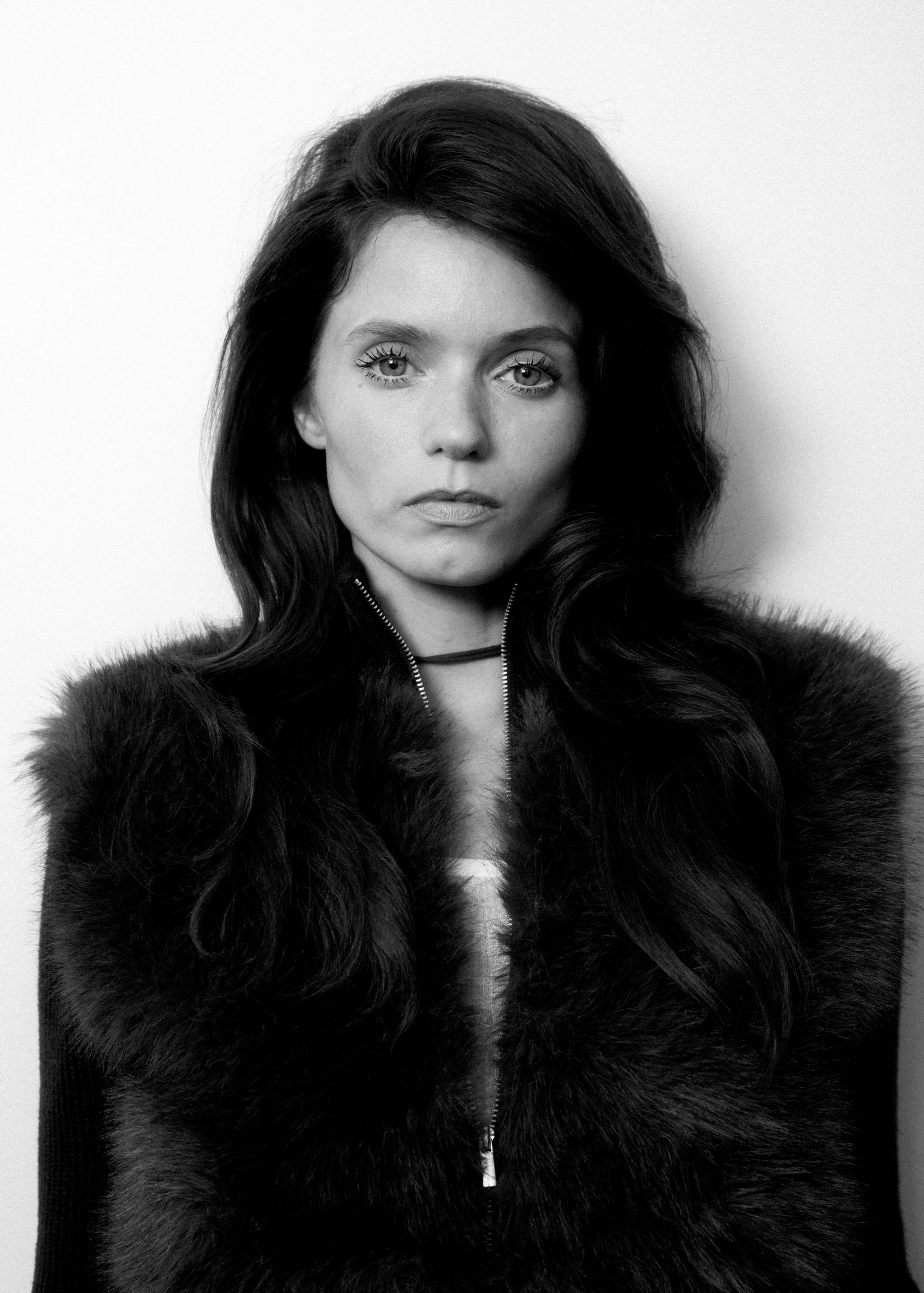 Faux-fur jacket - Medium plane