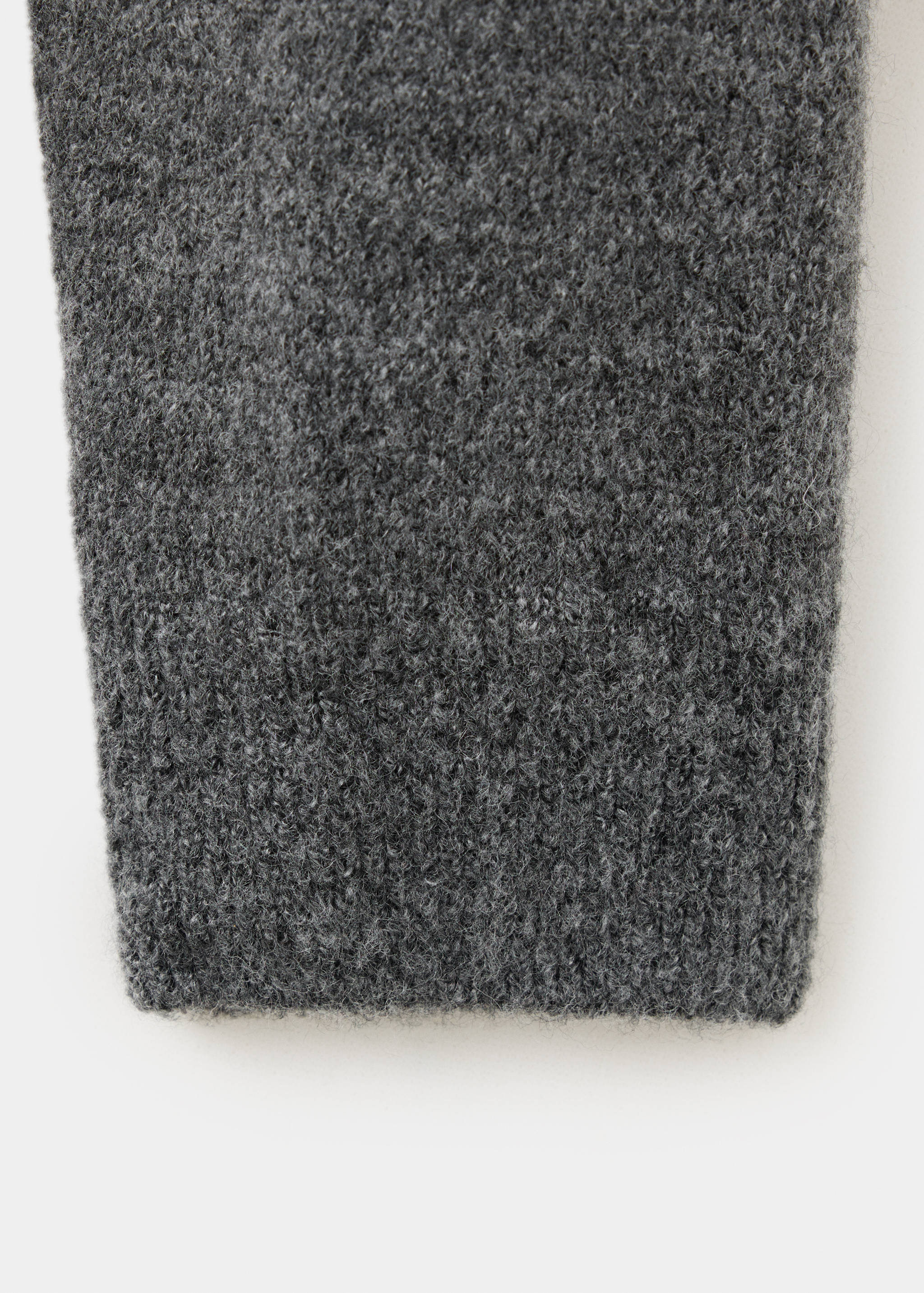Ribbed knitted cardigan - Details of the article 0