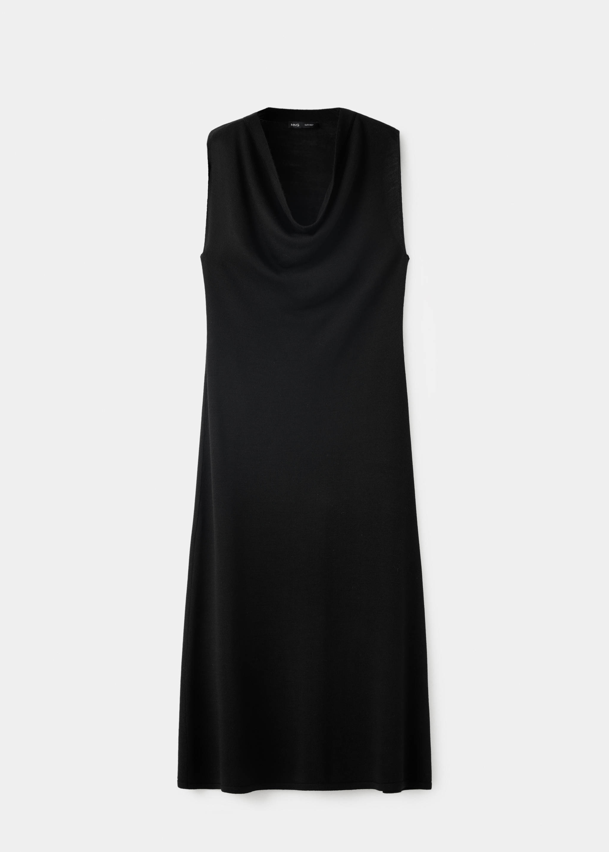 Mango Drape midi elbise görsel 4