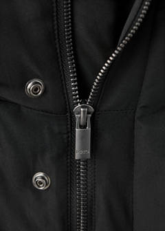 Water-repellent quilted parka — Black 7