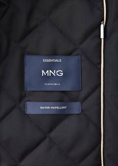 Water-repellent quilted parka — Black 8
