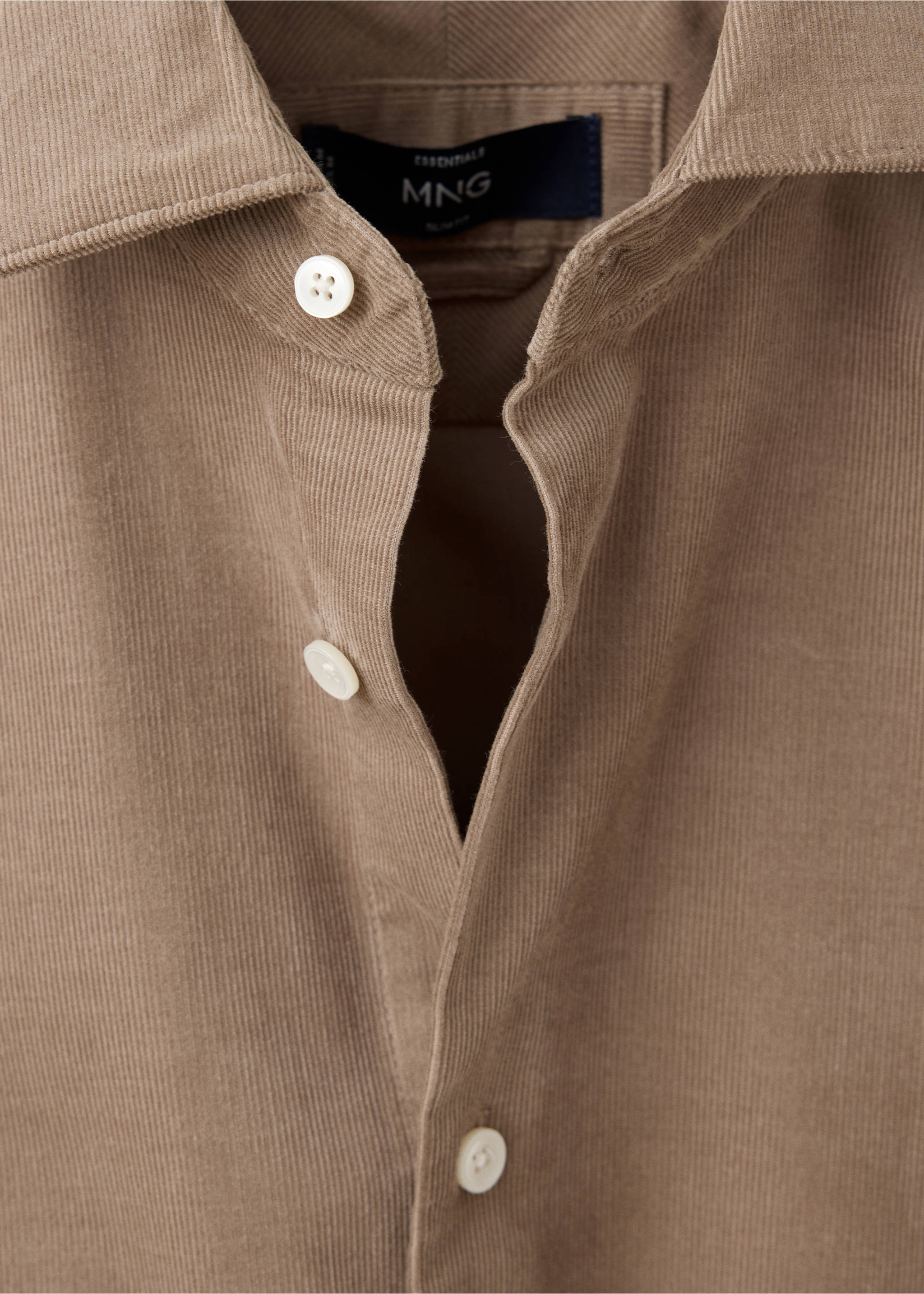 SHIRT RIMINI - Details of the article 8, Beige. Ref: 37097883-00.