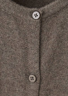 Single-knit button-up jumpsuit — Chocolate 2
