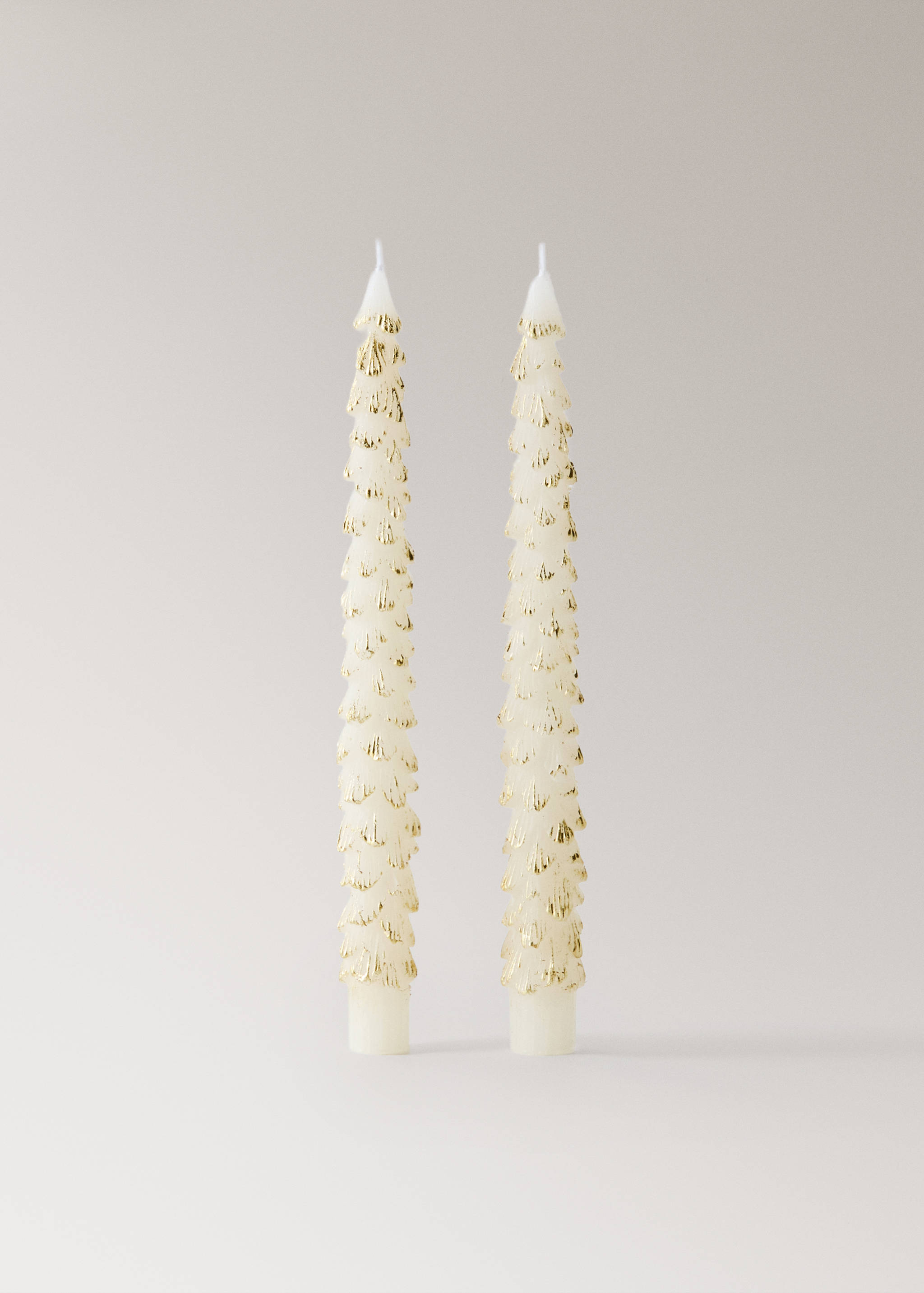 Pack of 2 tree-shaped candles - Article without model