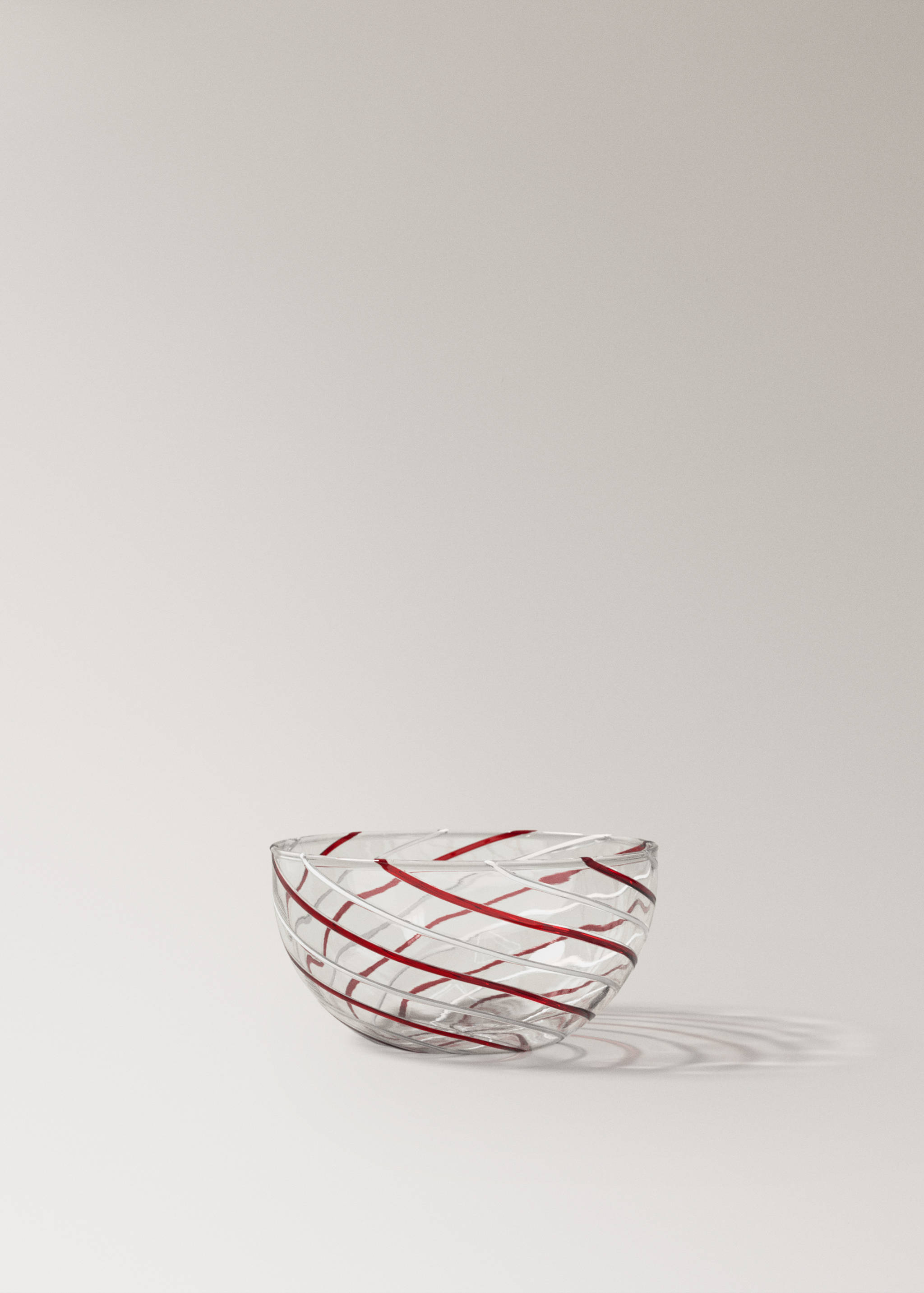 Bowl vetro righe - Articolo senza modello