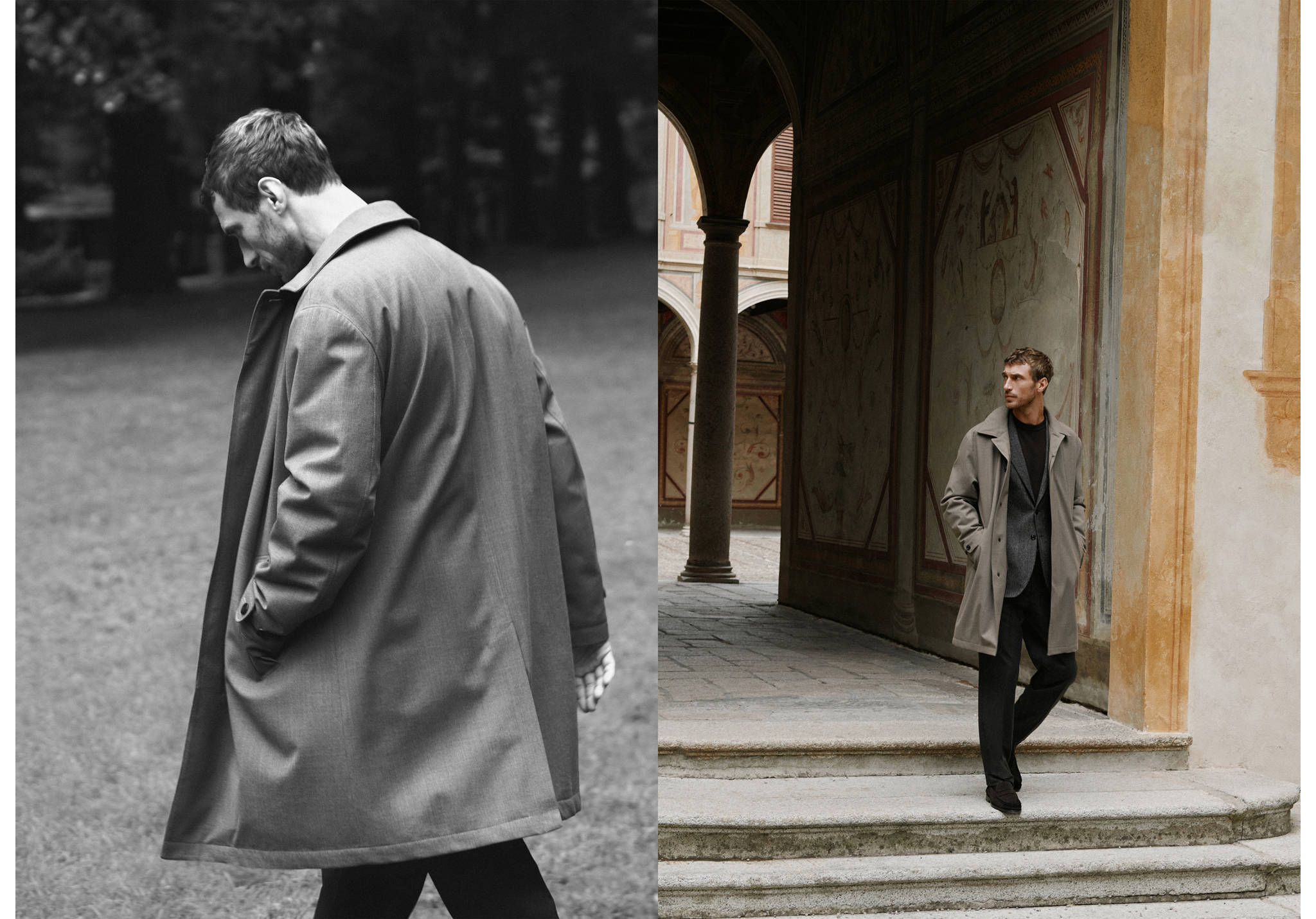 Termoregulert vannavvisende trenchcoat - Ultratotal bildeutsnitt