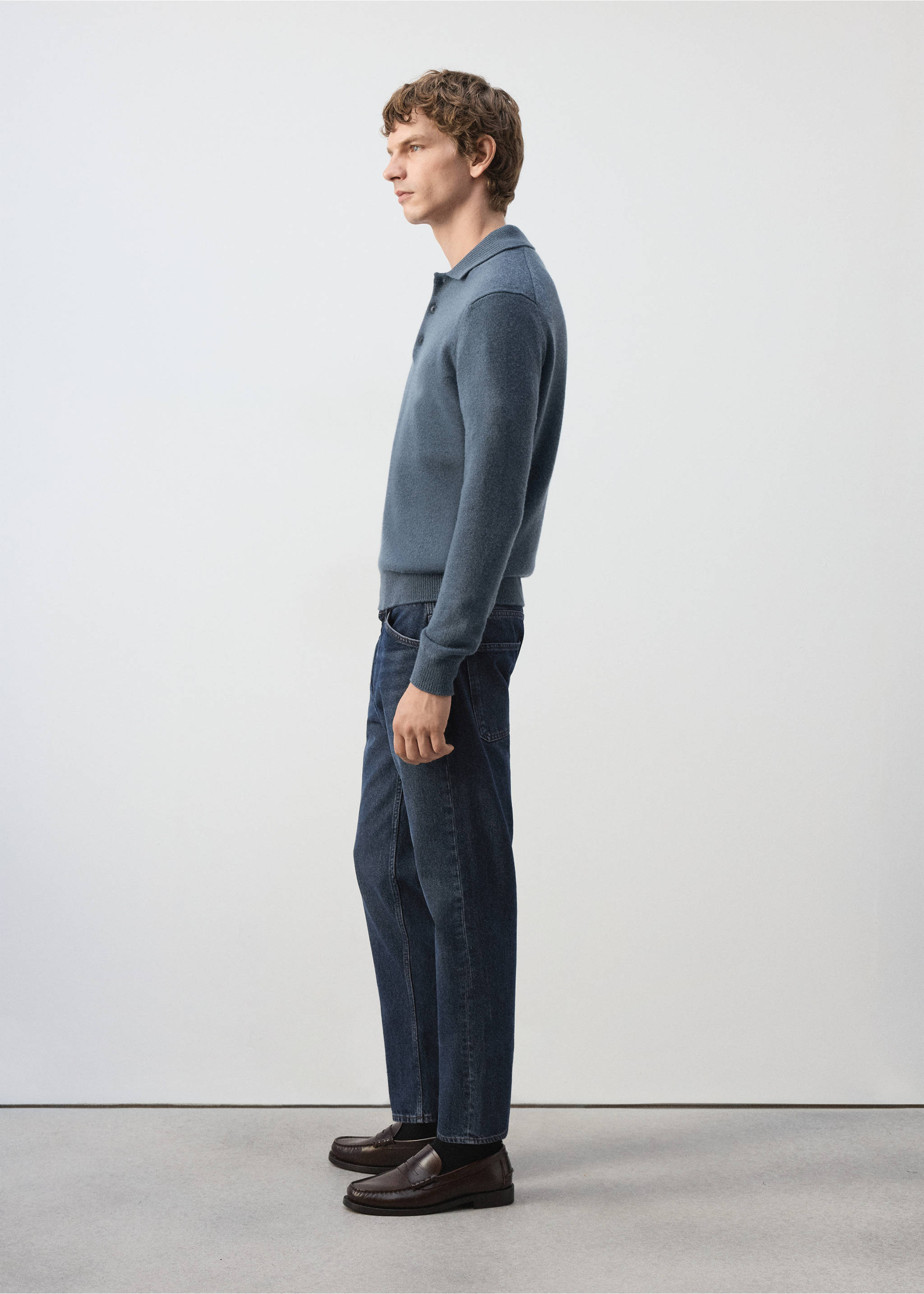 JEANS LORI - Details of the article 2, Dark Vintage Blue. Ref: 37097898-00.