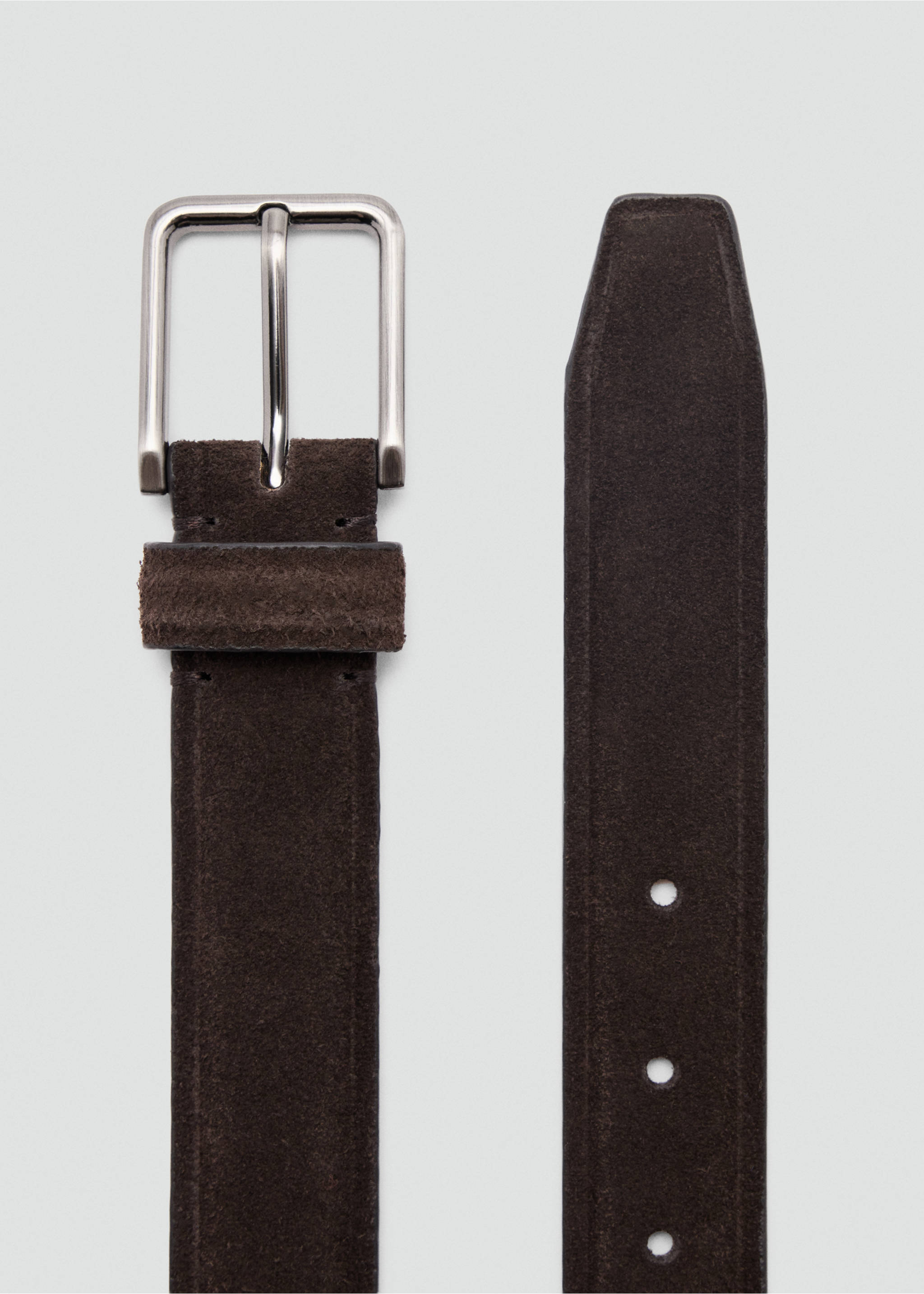 Ceinture 100 % cuir bovin - Détail de l'article 1, Marron. Ref: 37097902-00.