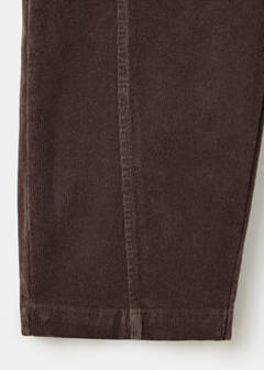 Corduroy balloon trousers — Brown 4