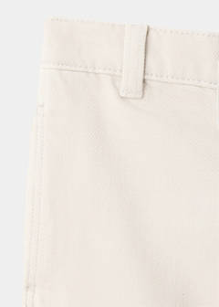 Straight-leg lined jeans — Sand 6
