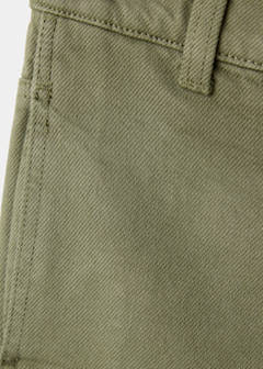 Straight-leg lined jeans — Khaki 5