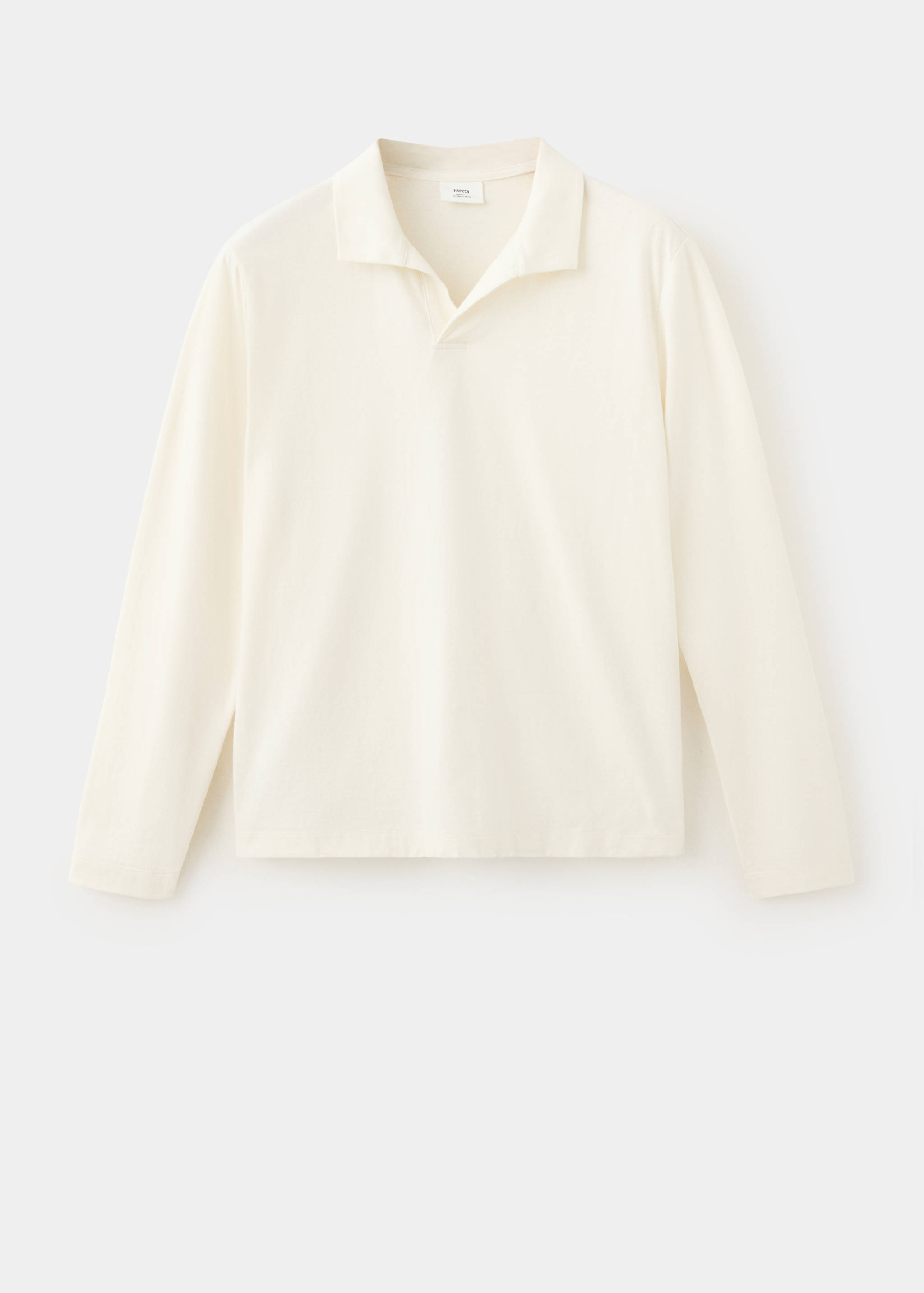 Slim fit 100% cotton polo - Article without model