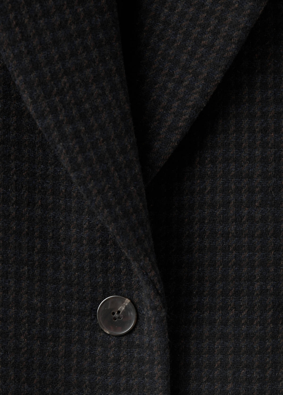 Straight-fit double-breasted suit jacket — Blue