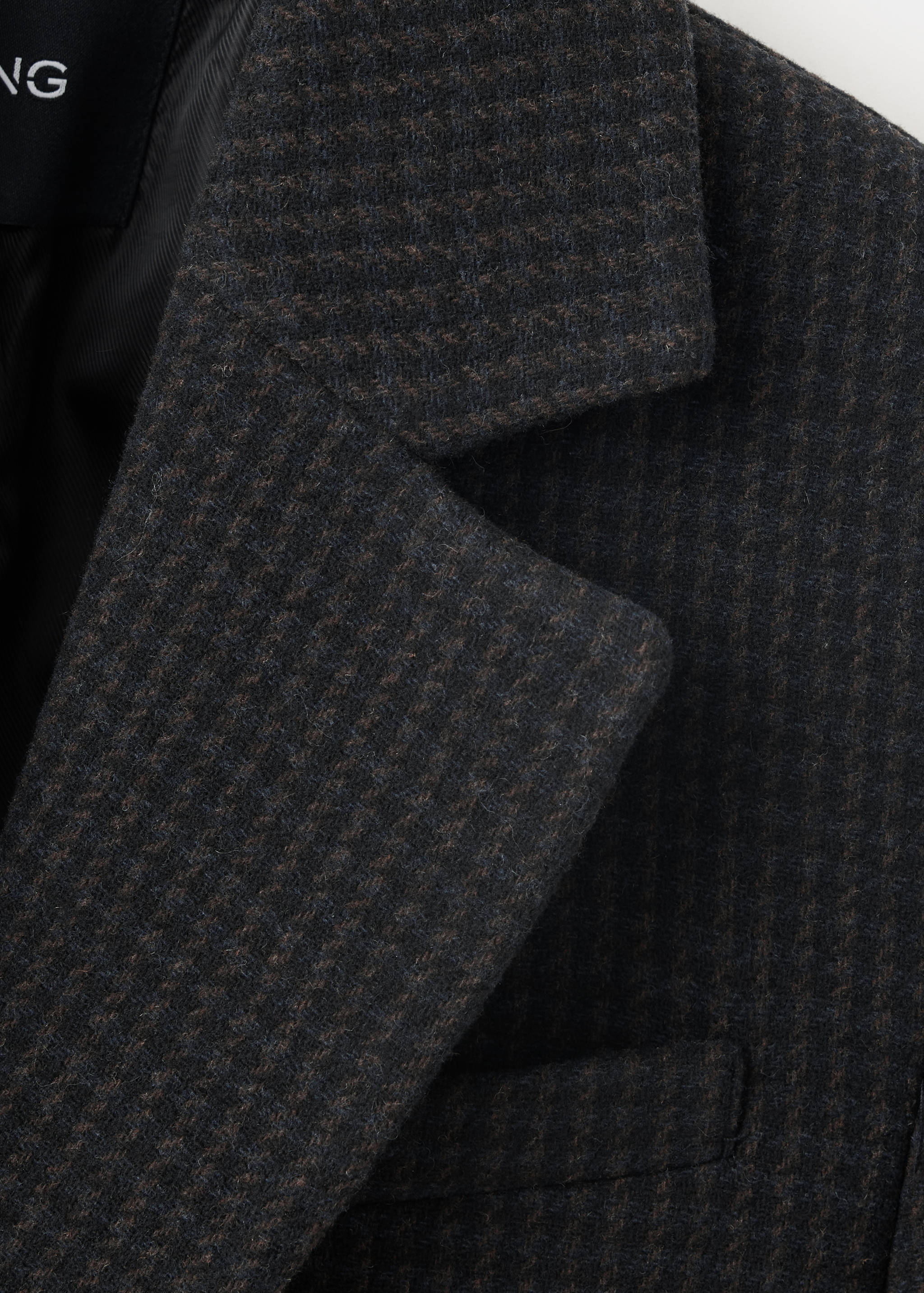 Gerade geschnittener Blazer im Hahnentrittmuster - Detail des Artikels 0