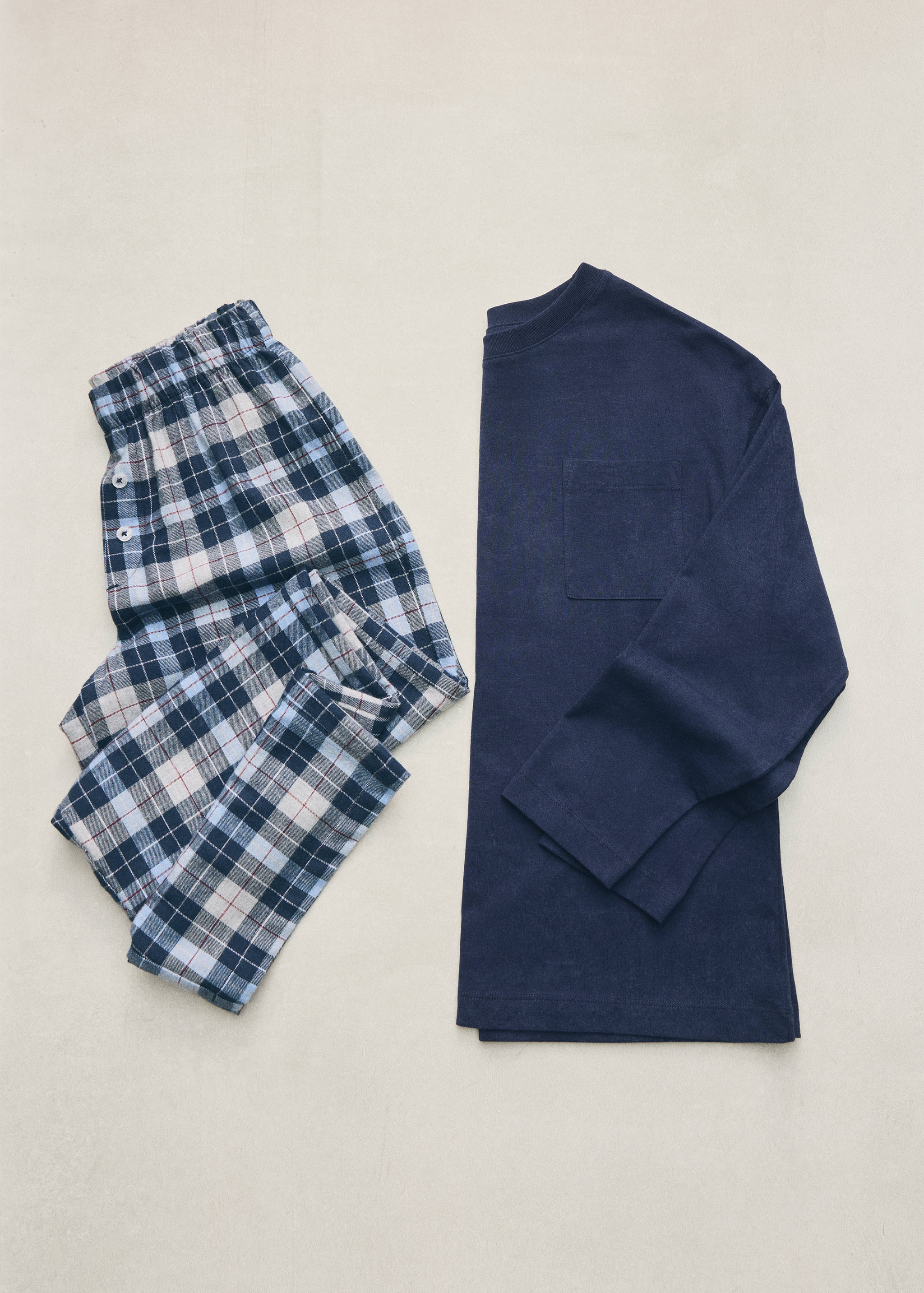 Full checked flannel pyjamas - Details of the article 5