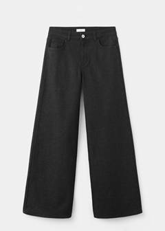 Wide leg jeans with rhinestones — Black 1