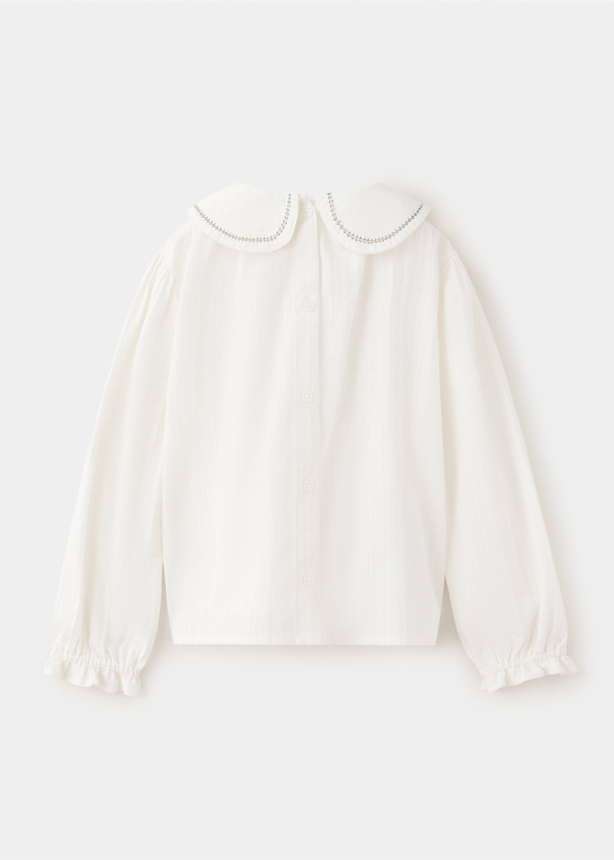 BLOUSE LINCE - Reverse of the article, Off White. Ref: 37097917-00.