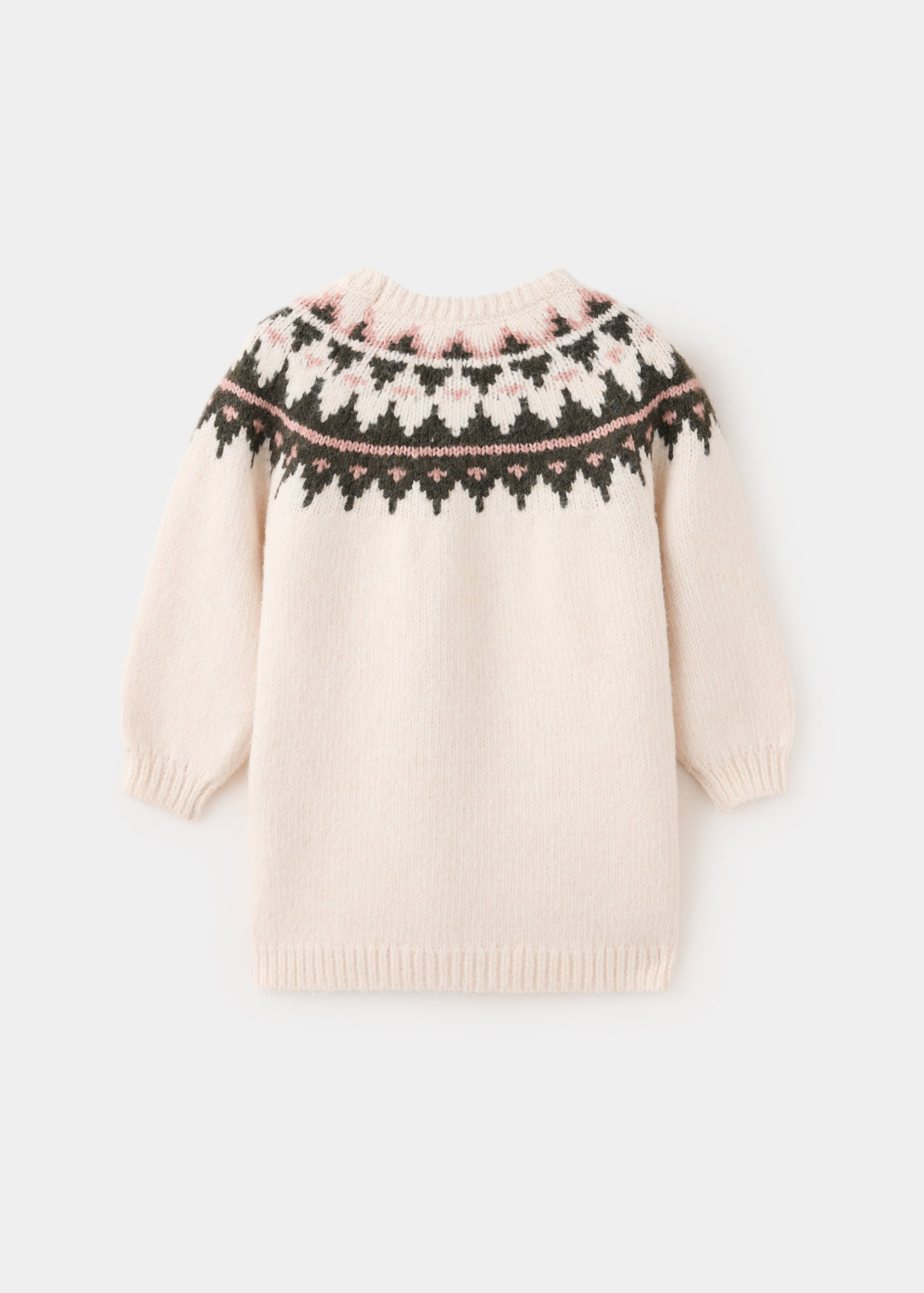 Robe en maille jacquard - Verso de l’article