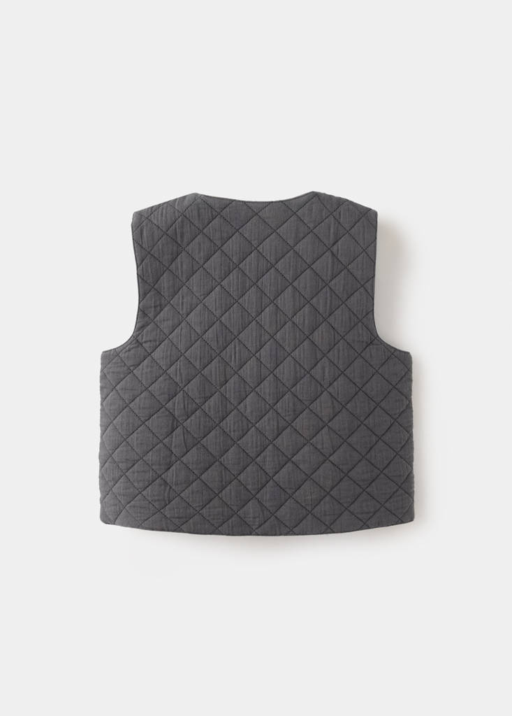Embroidered detail gilet