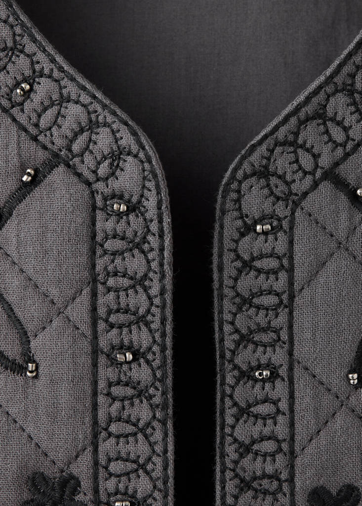 Embroidered detail gilet - thumbnail 3