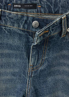 Turned-up straight jeans — Dark Blue 6