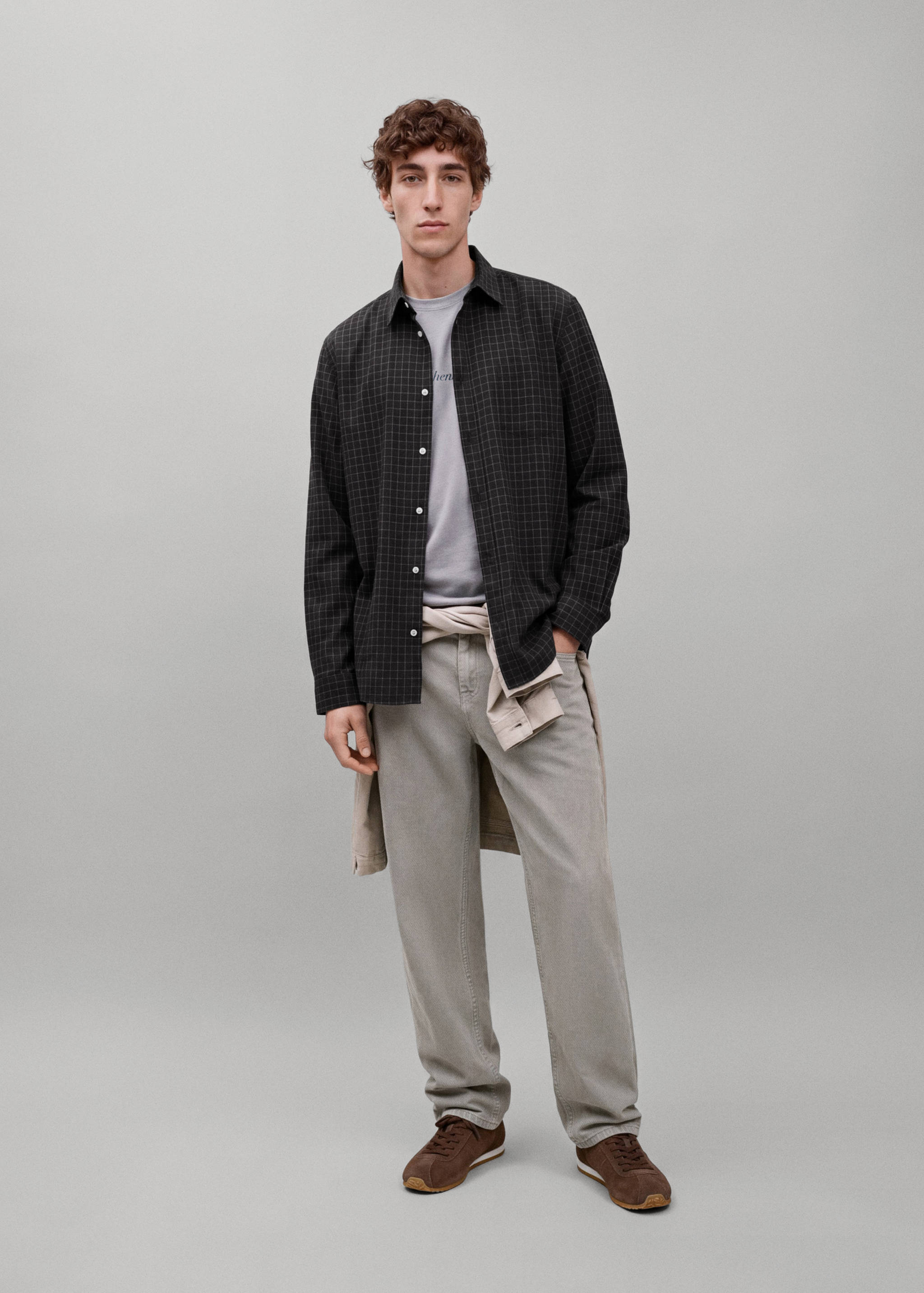 Chemise regular-fit carreaux - Plan général