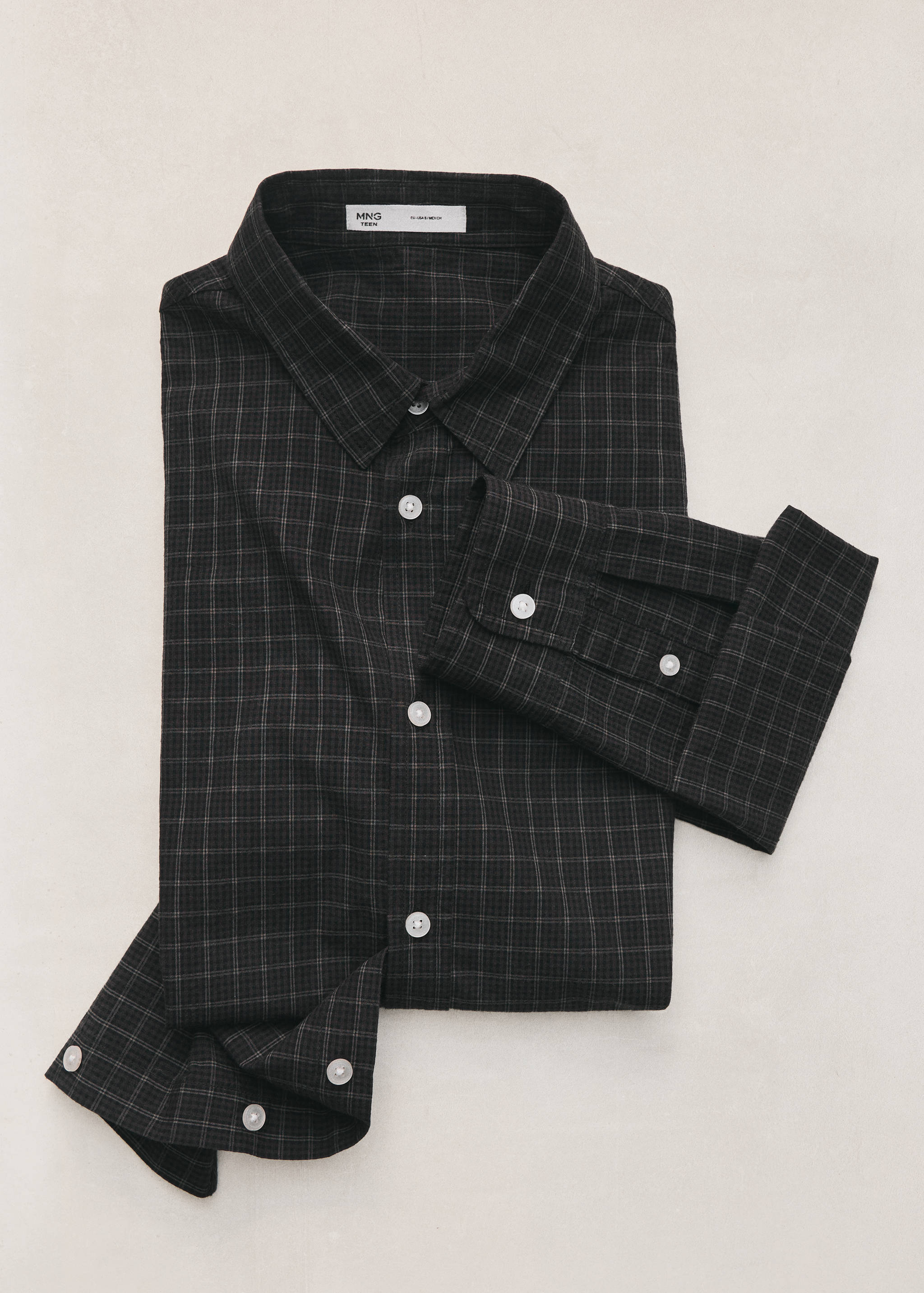 Regular-fit check shirt - Details of the article 5