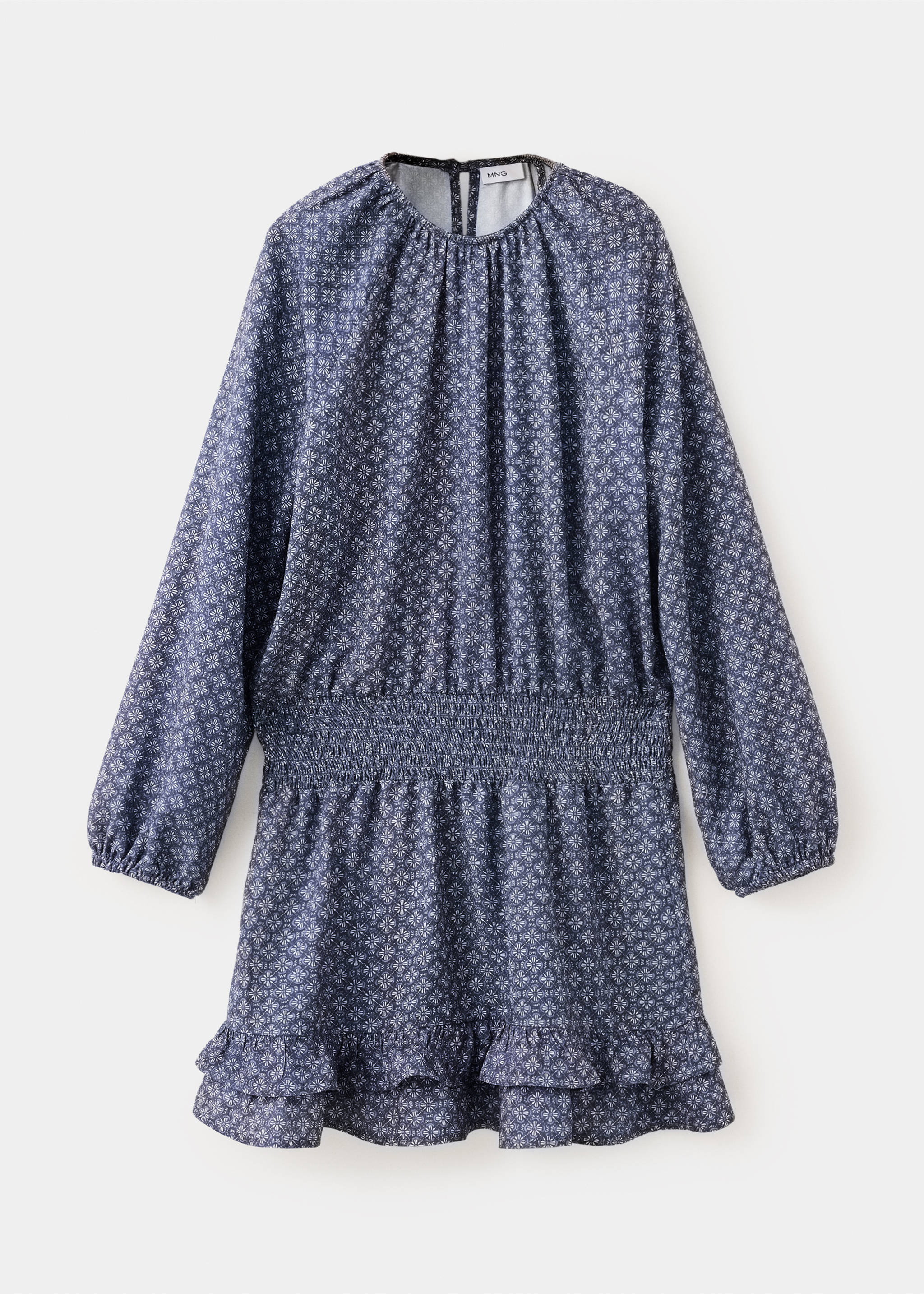 Floral print dress - Article without model, Navy. Ref: 37098285-00.