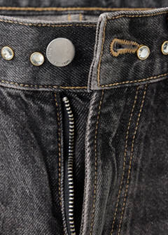 Straight-fit jeans with studs — Denim Grey 6