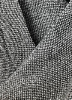 Wrapover marl wool top — Medium Heather Grey 6