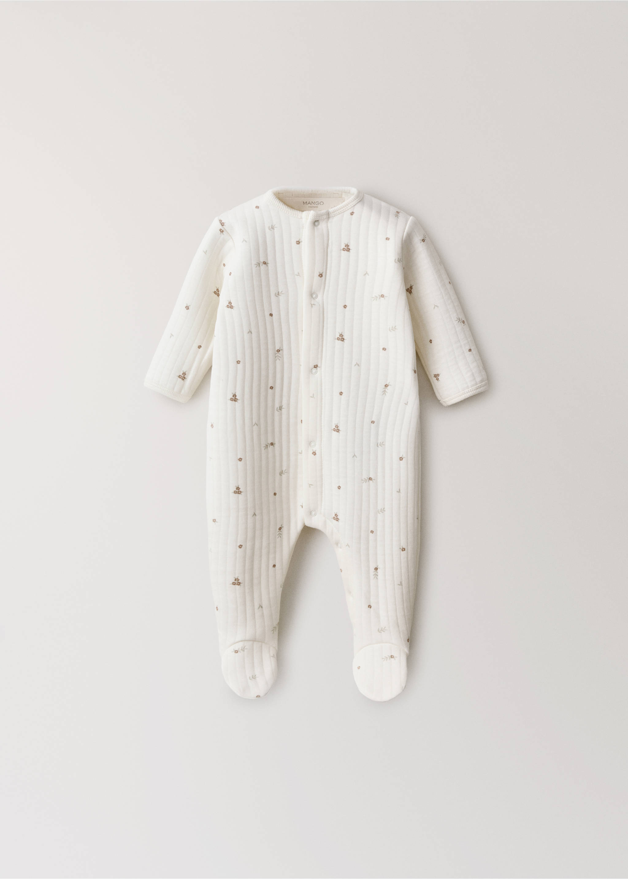 Combinaison pyjama imprimée - Article sans modèle, Blanc cassé. Ref: 37098636-00.