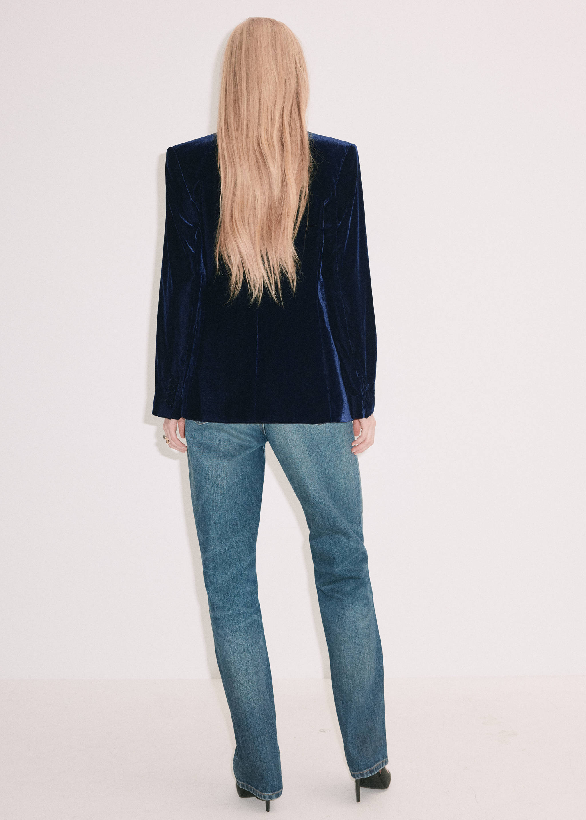 Velvet suit jacket - Reverse of the article
