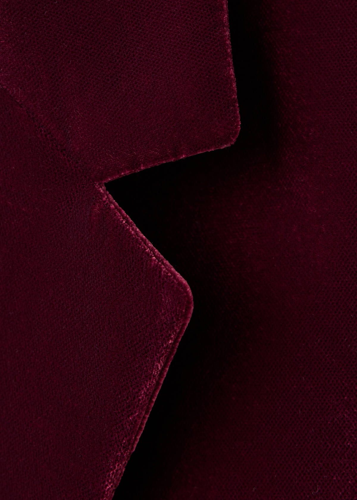 Velvet suit jacket — Maroon
