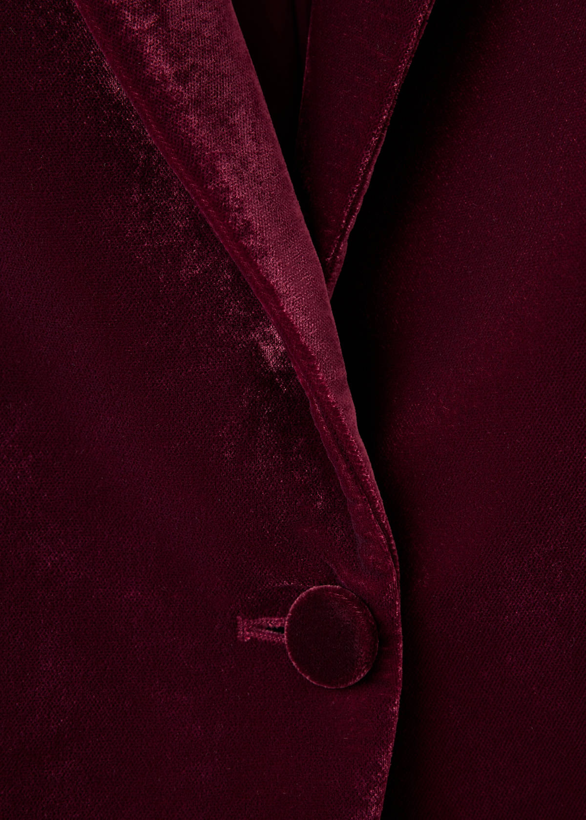 Velvet suit jacket — Maroon
