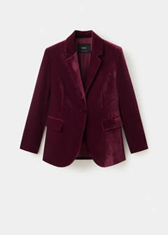 Velvet suit jacket — Maroon 6
