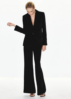 Velvet suit jacket — Black 2