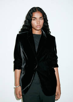 Velvet suit jacket — Black 6