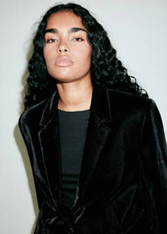 Velvet suit jacket — Black 7