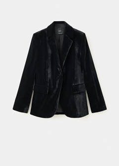 Velvet suit jacket — Black 9