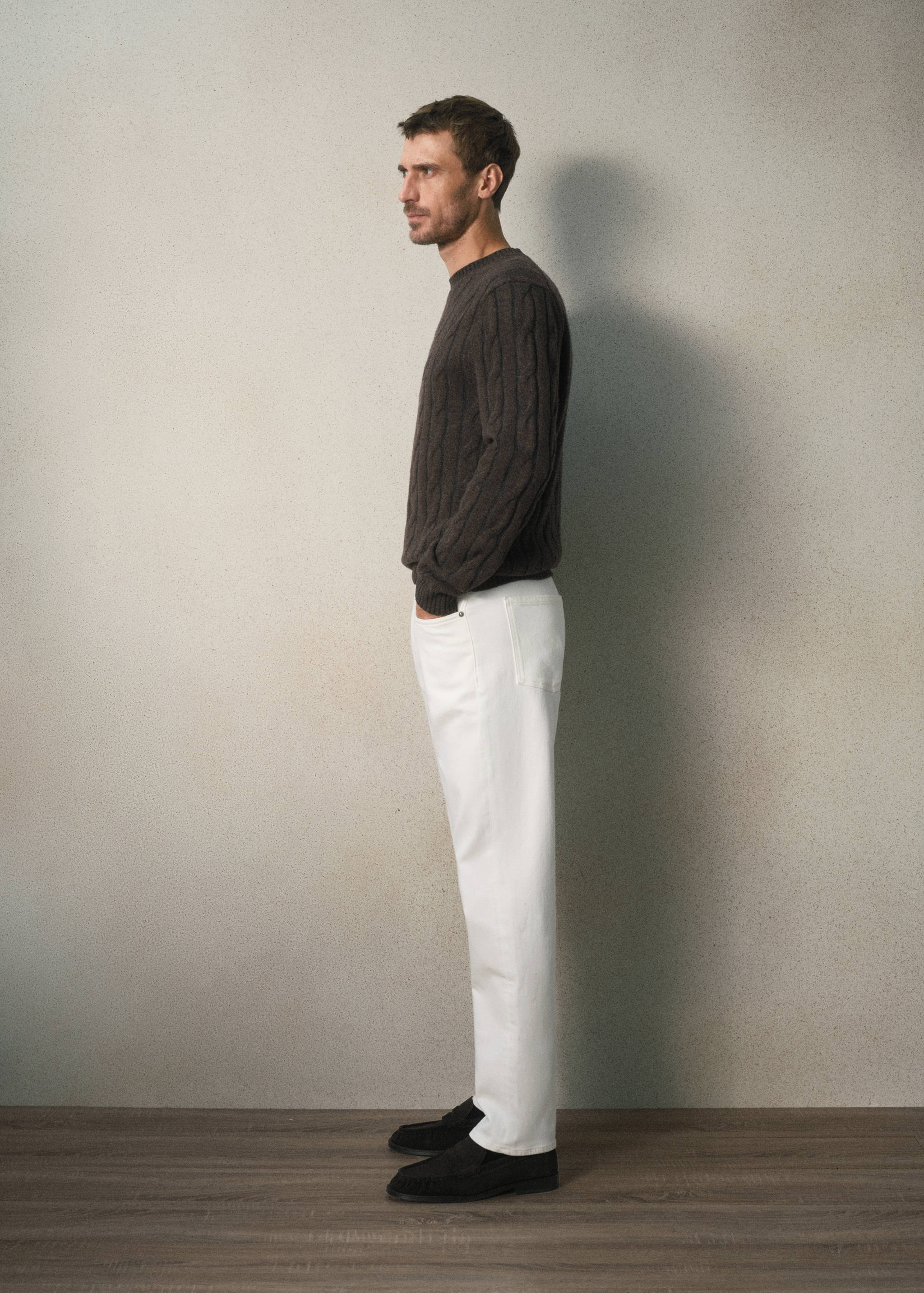 Regular fit Italian cotton jeans - Details of the article 2