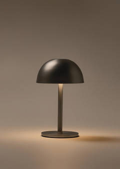 Tactile metal table lamp — Silver 5