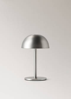 Tactile metal table lamp — Silver 8