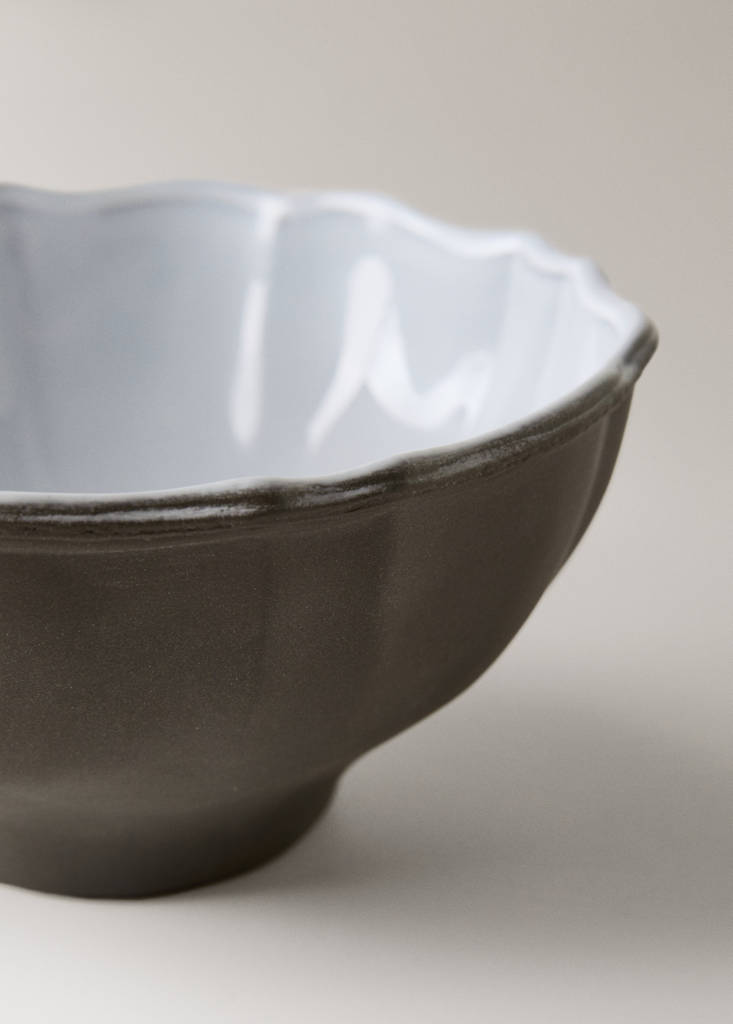 Small recycled stoneware bowl — Light/Pastel Grey
